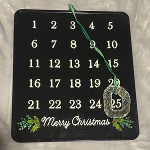 Christmas Countdown Metal Wall Décor